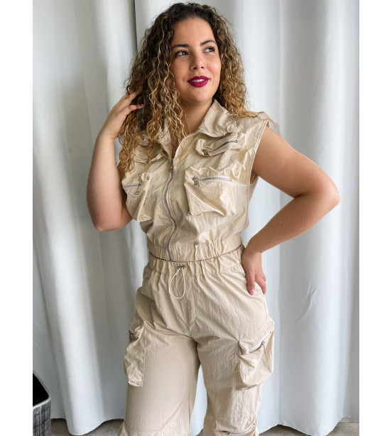 Conjunto Cargo Colete e Calça