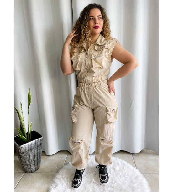 Conjunto Cargo Colete e Calça