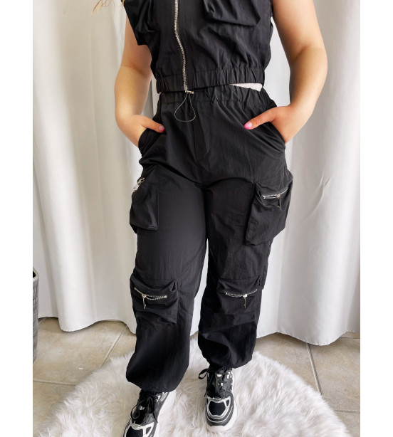 Conjunto Cargo Colete e Calça