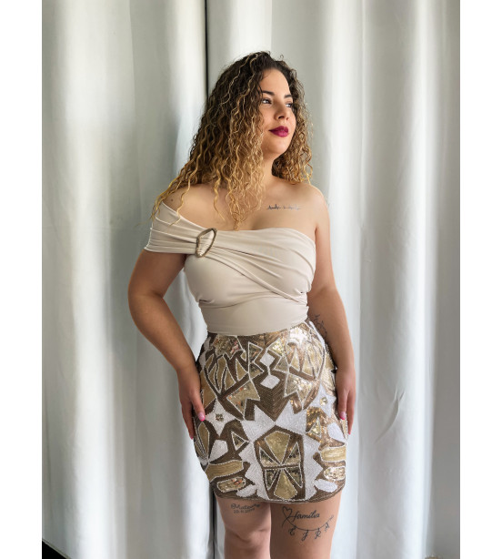 Saia de Lantejoulas