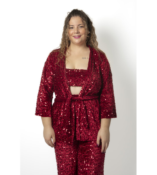 Conjunto 3 Peças em Lantejoulas