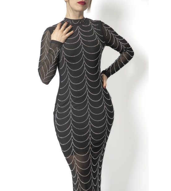 Vestido Sereia com Brilho
