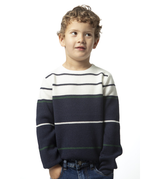 Camisola de Malhas às Riscas