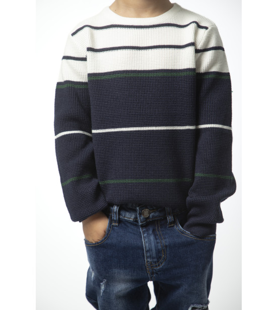Camisola de Malhas às Riscas