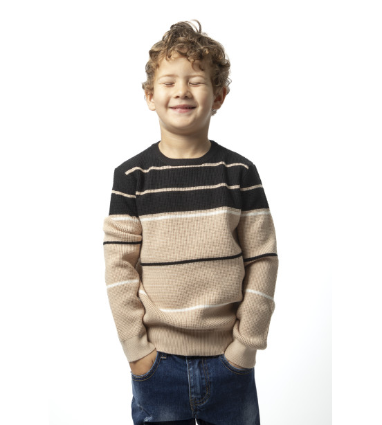 Camisola de Malhas às Riscas