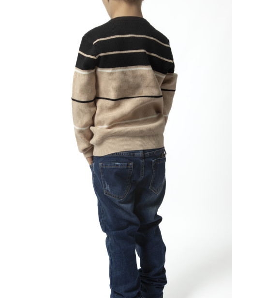 Camisola de Malhas às Riscas