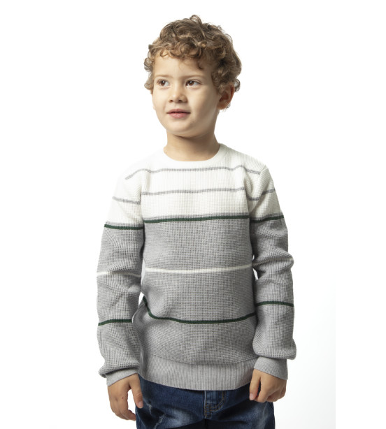 Camisola de Malhas às Riscas