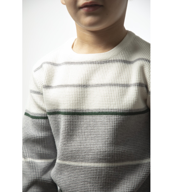 Camisola de Malhas às Riscas
