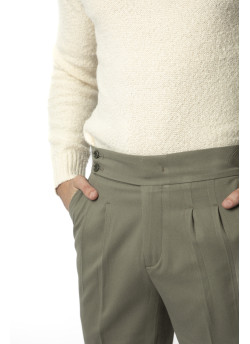 Calça Clássica Cintura Subida