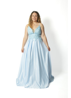 Vestido Azul estilo Princesa