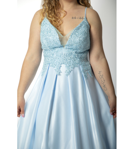 Vestido Azul estilo Princesa