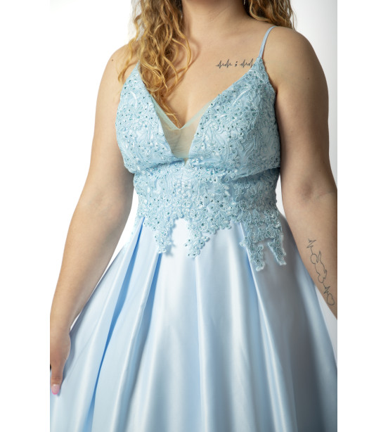 Vestido Azul estilo Princesa