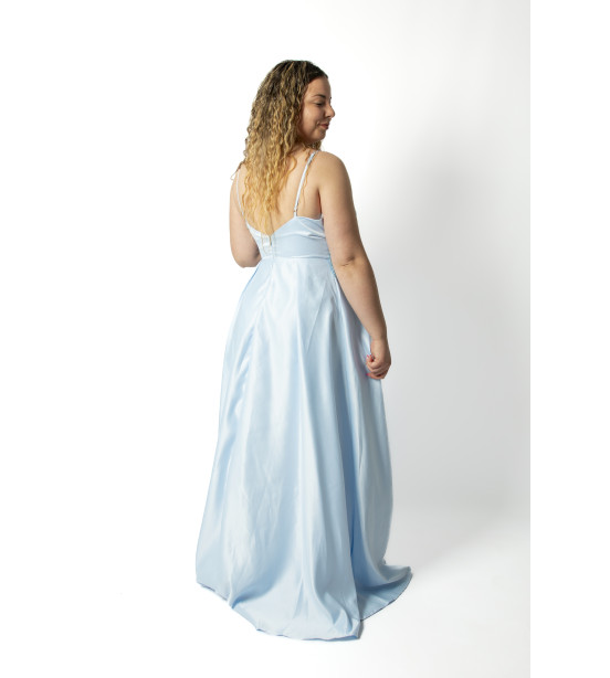 Vestido Azul estilo Princesa