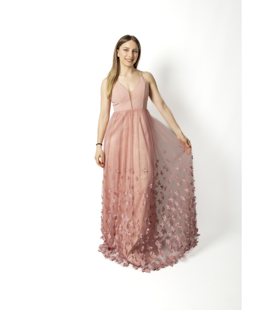 Vestido com Borboletas