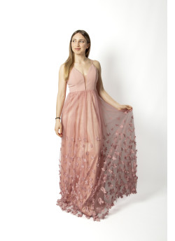 Vestido com Borboletas