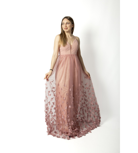 Vestido com Borboletas
