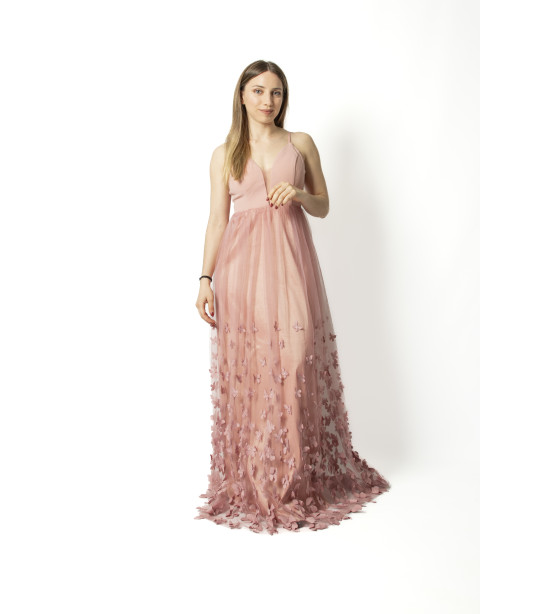 Vestido com Borboletas