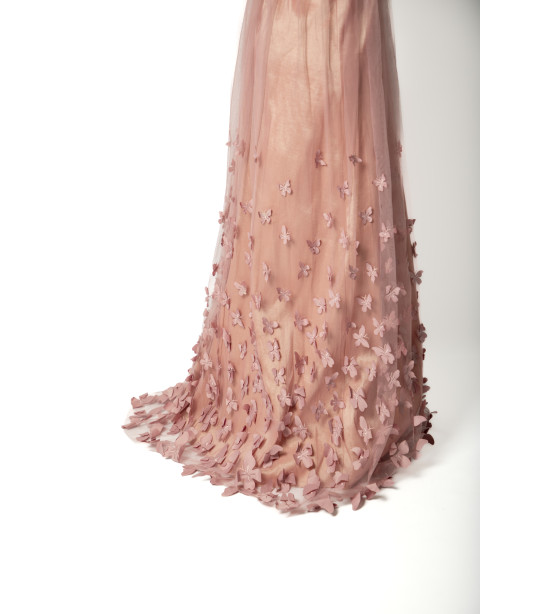 Vestido com Borboletas
