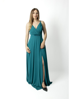 Vestido com Detalhes Brilhantes