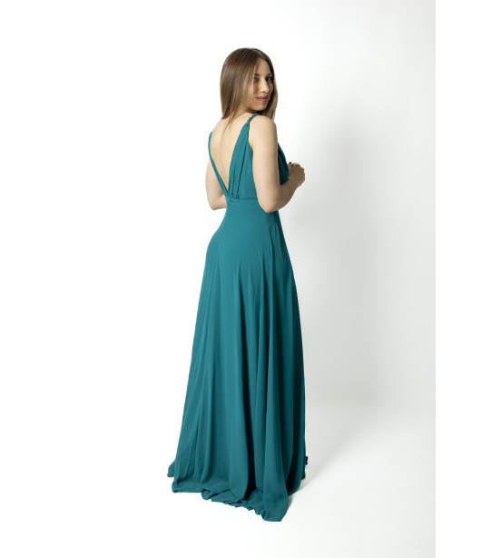 Vestido com Detalhes Brilhantes