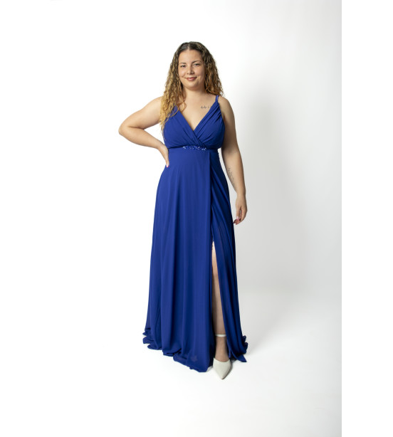 Vestido com Detalhes Brilhantes