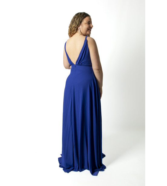 Vestido com Detalhes Brilhantes