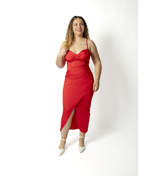 Vestido de Licra Estilo Corset