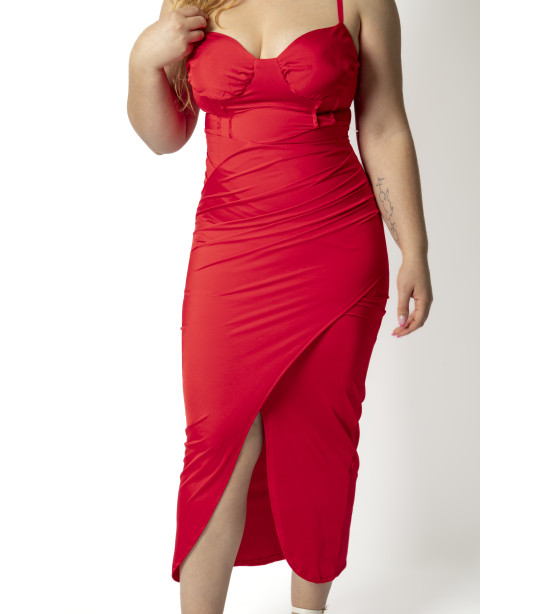 Vestido de Licra Estilo Corset
