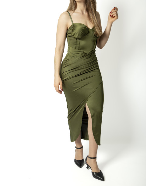 Vestido de Licra Estilo Corset
