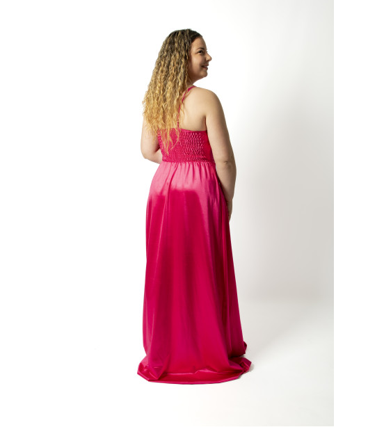 Vestido Rosa tipo Corpete