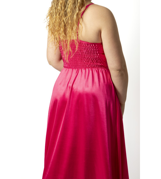 Vestido Rosa tipo Corpete