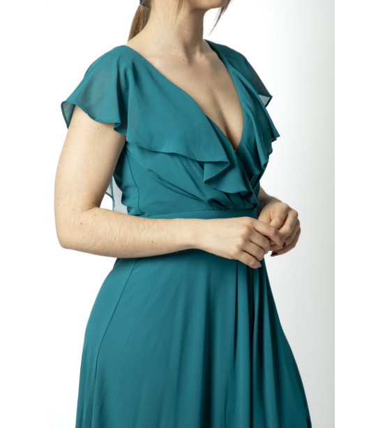 Vestido Jade com Folho