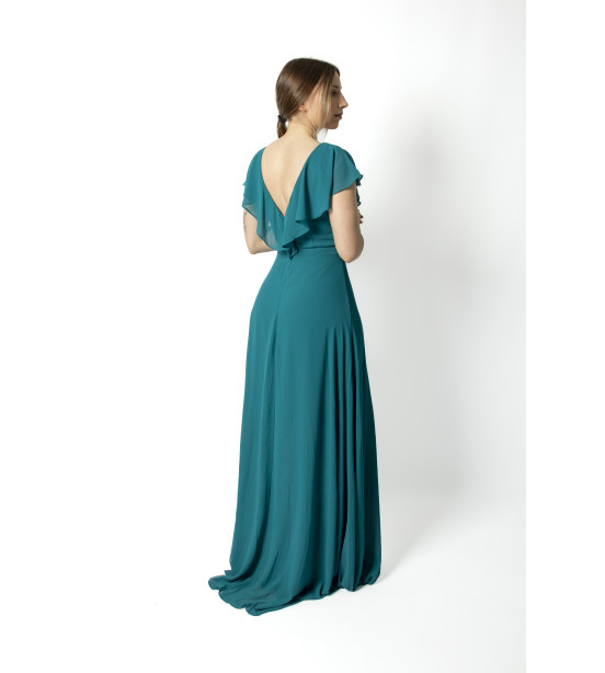 Vestido Jade com Folho