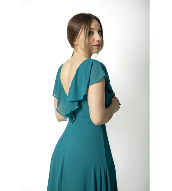 Vestido Jade com Folho